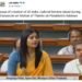 Anupriya Patel speaking on judiciary in parliament