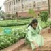 Plantation in Parliament house by Anupriya Patel