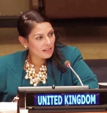 New Home minister of Britain, Priti Patel