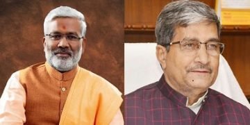 BJP kurmi leader Swatantra dev singh and Mukut Bihari Verma