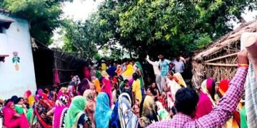 gas leak in well in Mirzapur