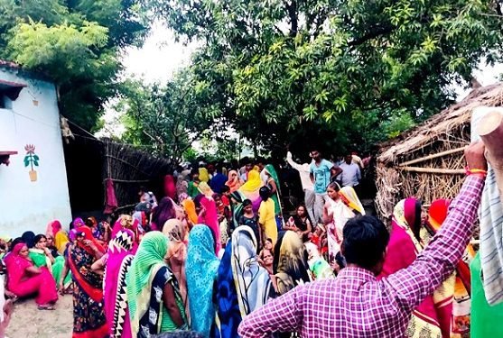 gas leak in well in Mirzapur