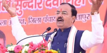 डिप्टी सीएम मौर्य ने किया रामलाल राही व सुंदरी देवी राही की मूर्ति का अनावरण