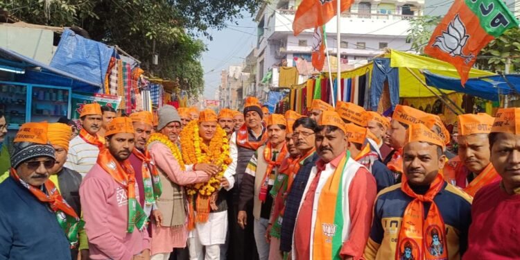 रसड़ा: भाजपा के 5 नए मंडल अध्यक्षों का किया गया भव्य स्वागत