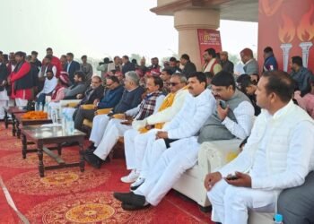 निषाद पार्टी की रैली में केंद्रीय मंत्री भूपेंद्र यादव ने की ये बड़ी घोषणा