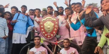 बेल्थरा रोड: आल इंडिया फुटबॉल टूर्नामेंट में वराणसी की टीम विजयी