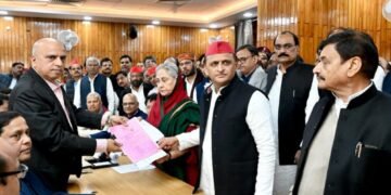 राज्यसभा चुनाव: सपा ने एक दलित व दो कायस्थ को उतारा, किया नामांकन