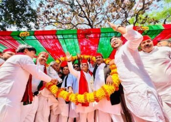 संविधान बचाने के लिए सपा प्रत्याशी धर्मेंद्र यादव ने क्या कहा?