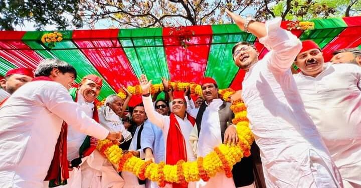 संविधान बचाने के लिए सपा प्रत्याशी धर्मेंद्र यादव ने क्या कहा?