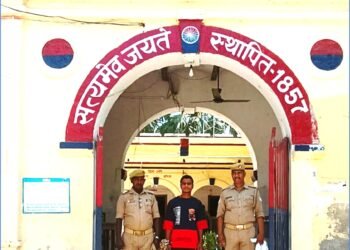 बेल्थरा रोड: चोरी की मोटरसाइकिल के साथ एक अभियुक्त गिरफ्तार