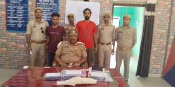 अवैध हथियारों संग दो तस्करों को बलिया पुलिस ने किया गिरफ्तार