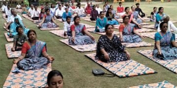 अंतरराष्ट्रीय योग दिवस: बेल्थरारोड में विभिन्न संस्थानों में मनाया गया योग दिवस