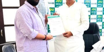 युवा नेता प्रशांत सिंह पटेल और पूनम सिंह को जदयू में मिली अहम जिम्मेदारी
