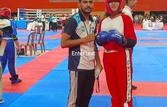 नेशनल कीक बॉक्सिग चैंपियनशिप में बलिया की बेटी ने गोल्ड मेडल जीता