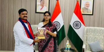 अपना दल (एस) व्यापार मंच के दूसरी बार प्रदेश अध्यक्ष बने पुष्कर चौधरी