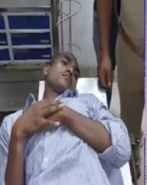 छात्राओं से छेड़खानी करने वाले आरोपियों का हाफ एकाउंटर, पैर में लगी गोली