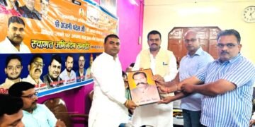 अपना दल एस के नवनियुक्त जिलाध्यक्ष अंजनी पटेल का हुआ जोरदार स्वागत