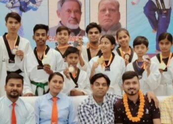 बलिया की बेटी वैष्णवी गुप्ता को ताइक्वांडो प्रतियोगिता में मिला गोल्ड मेडल