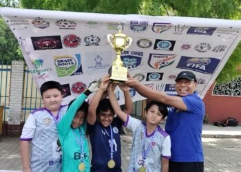 बेथल फुटबॉल अकादमी ने ब्लू कप टूर्नामेंट में बिखेरा जलवा