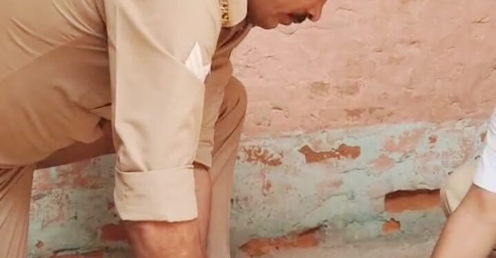 पुलिस की तत्परता से  अचेतावस्था में पड़े वृद्ध की बची जान