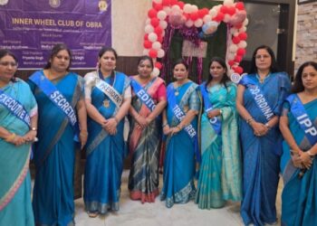 इनरव्हील क्लब ओबरा की नई कार्यकारिणी का गठन, प्रियंका सिंह बनीं अध्यक्ष