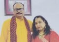 ब्रजेश पाठक और उनकी पत्नी नम्रता पाठक
